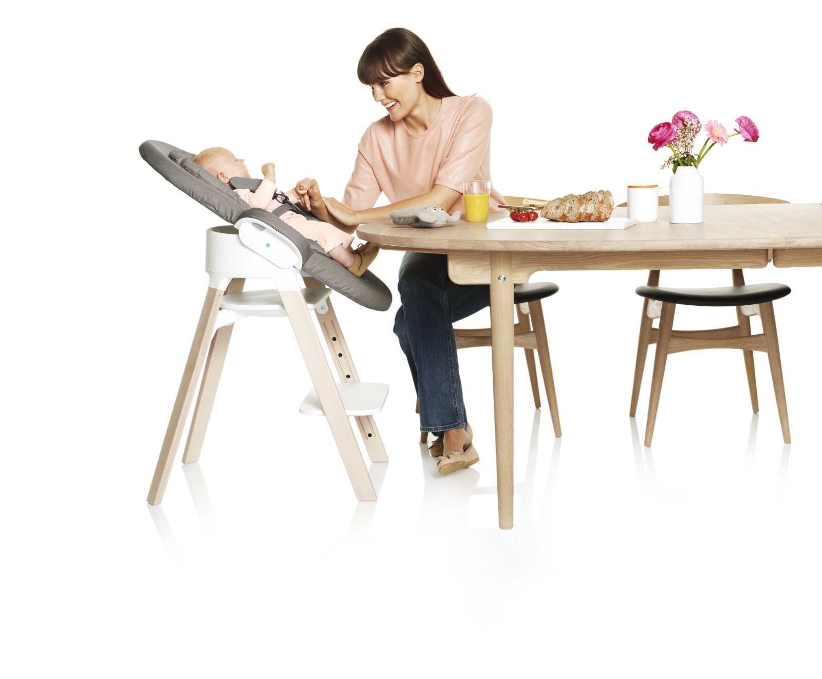 Stokke explorer как снять текстиль